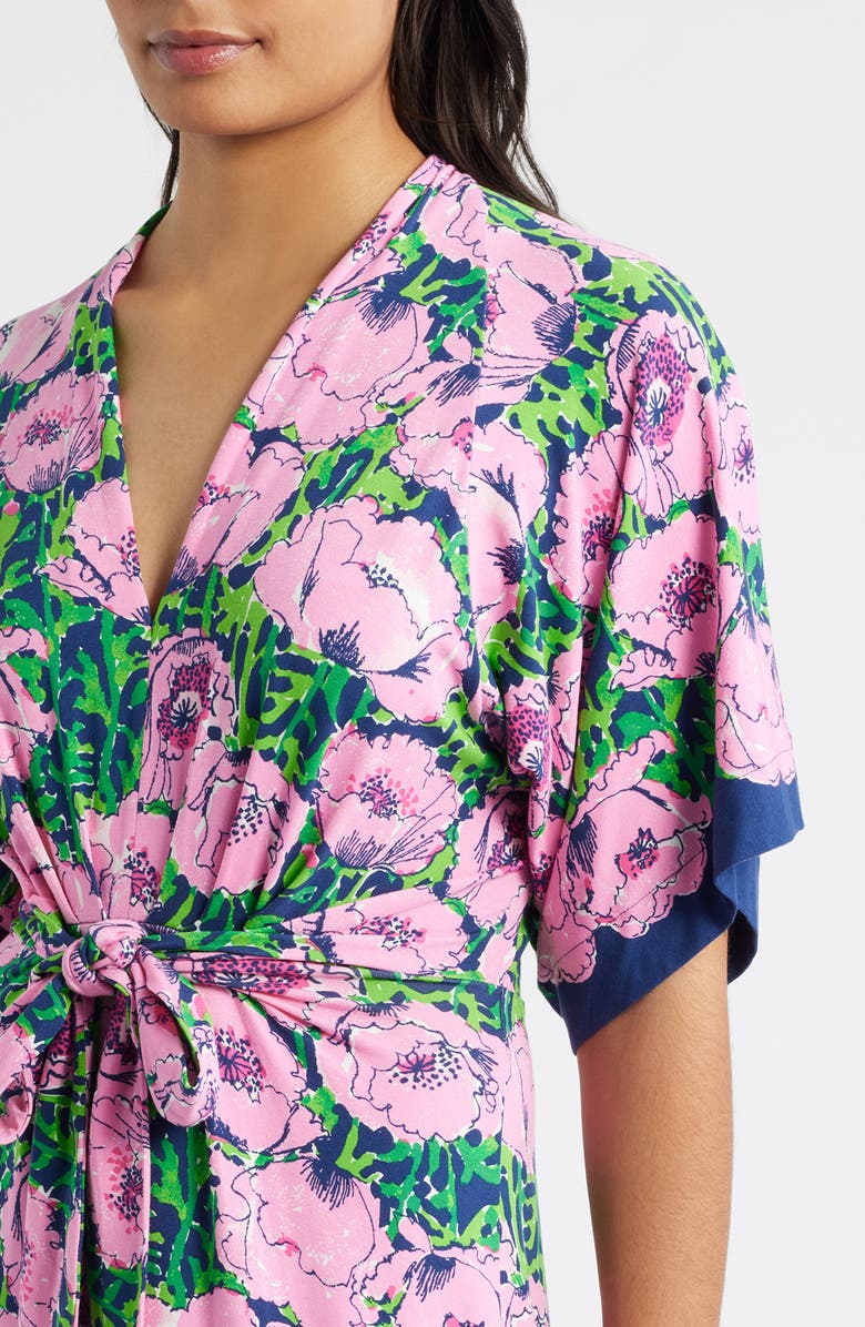 Lilly Pulitzer<sup>®</sup> Wisteria Floral Maxi Dress, Alternate, color, Pink/ Green/ Navy Floral