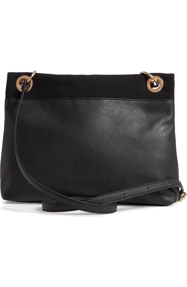 BP. Faux Leather Foldover Tassel Crossbody Bag, Alternate, color,