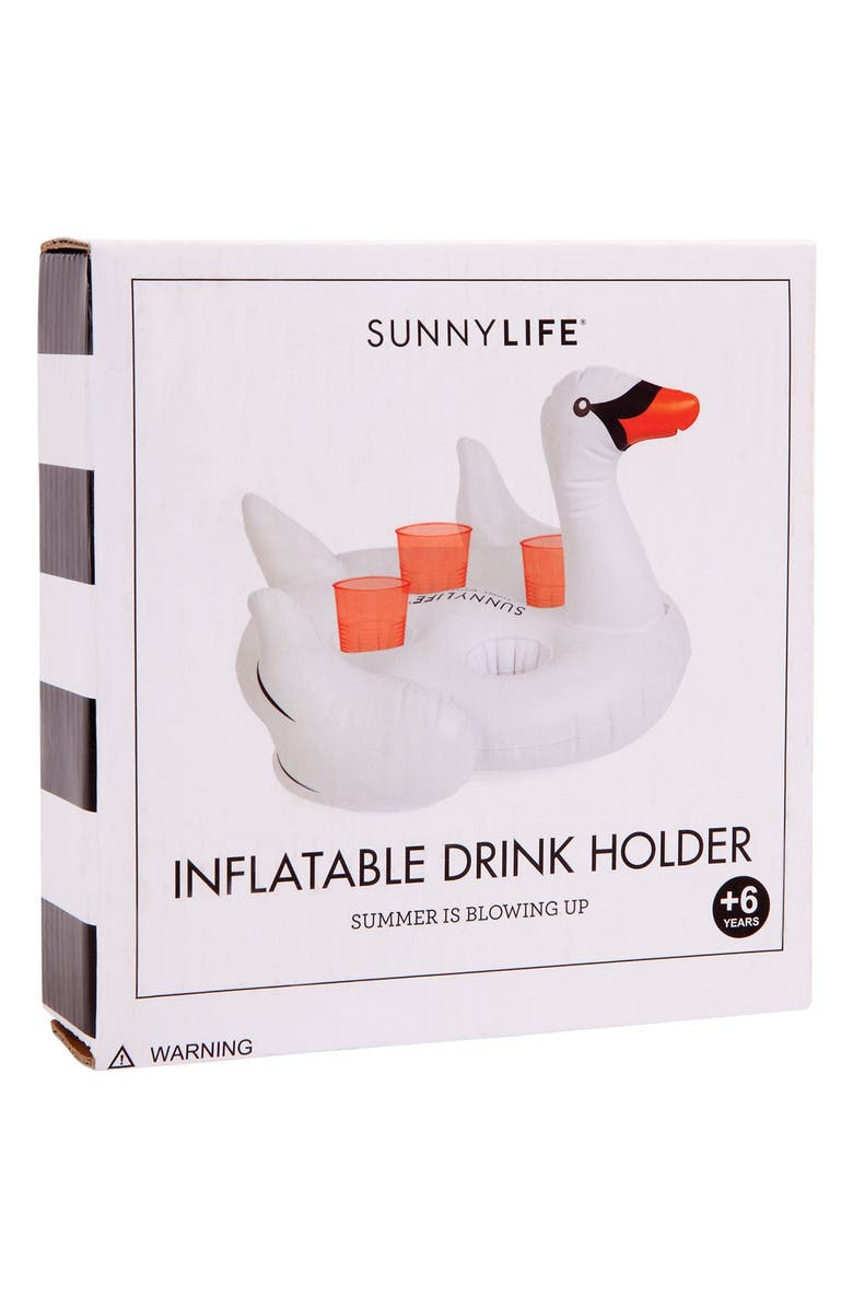 Sunnylife Inflatable Drink Holder Pool Float, Alternate, color,