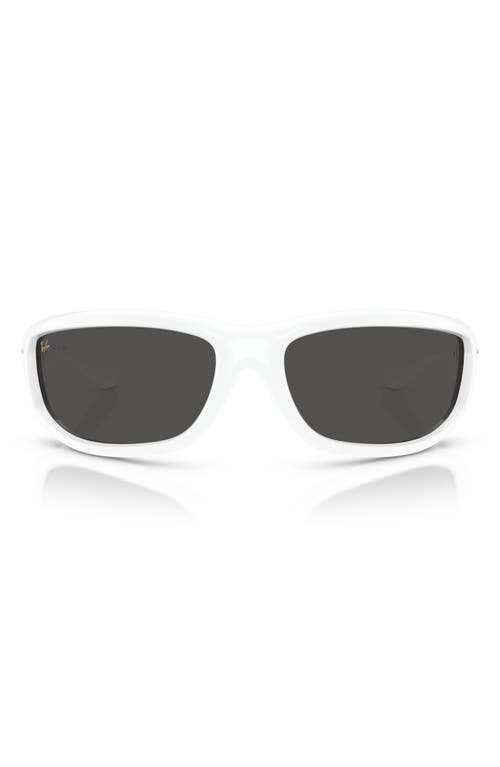Ray Ban Ray-ban X A$ap Rocky Ultra Wrap 003 86mm Shield Sunglasses In Gray