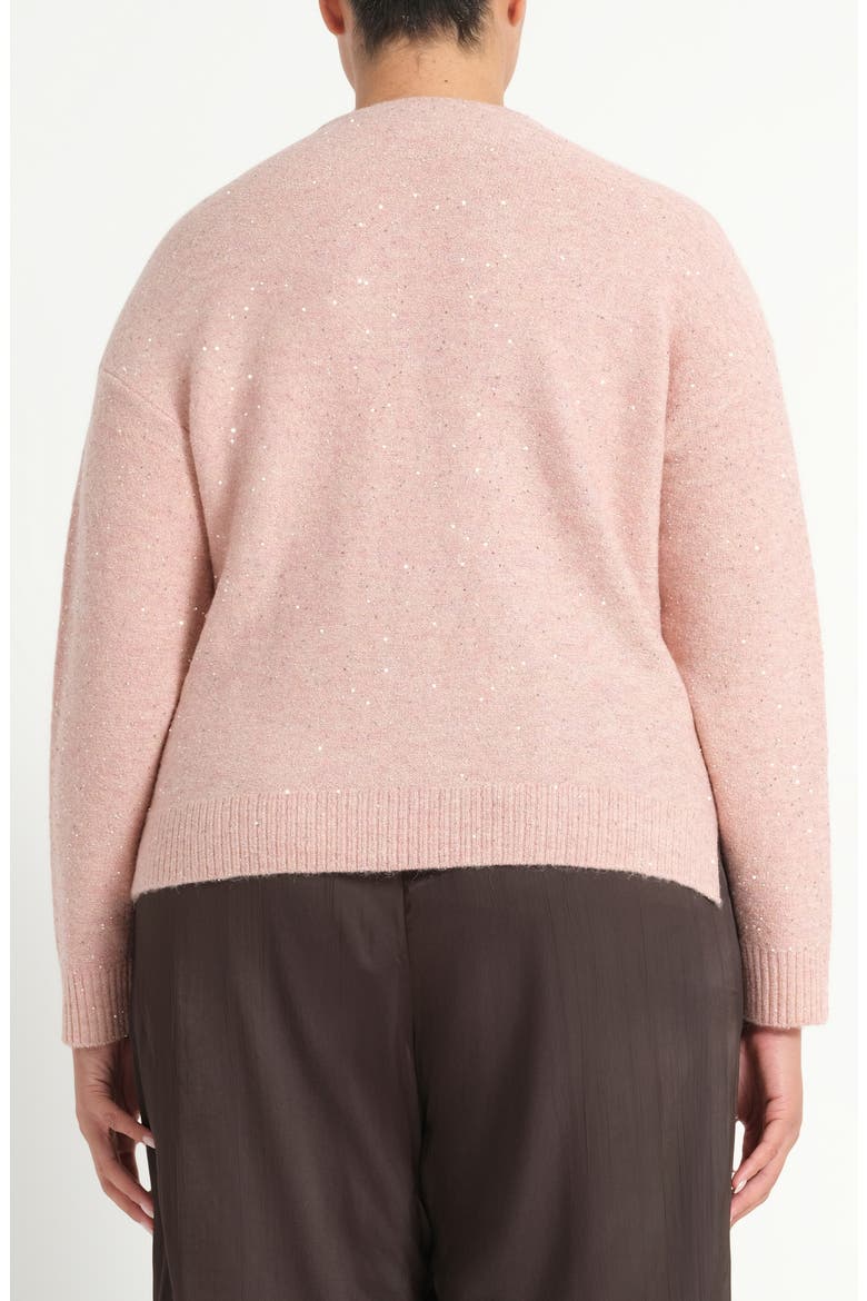 Night Crew Sparkle Sweater, Alternate, color, BLUSH PINK