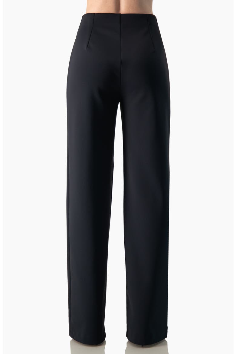 Streamlined Straight-Leg Pants, Alternate, color, Navy Blue
