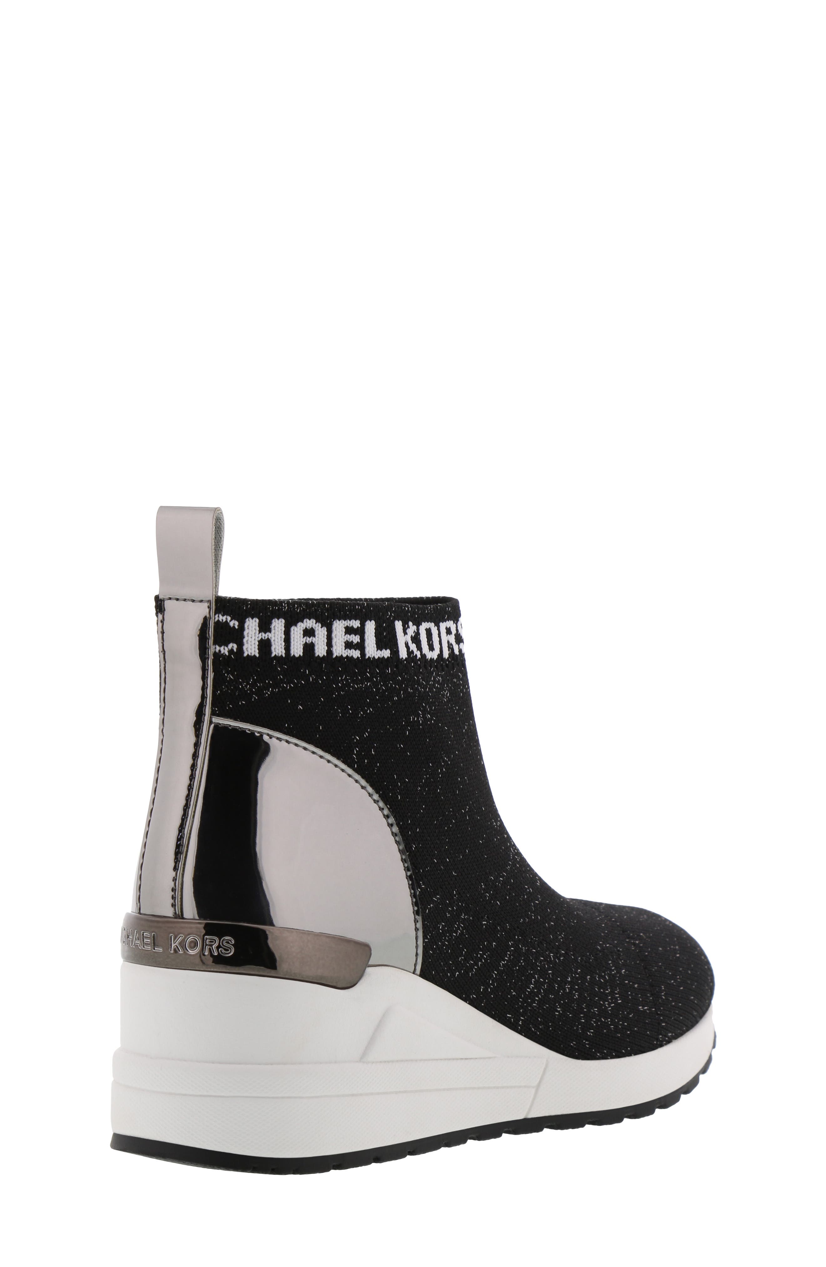 MICHAEL Michael Kors Neo Ora Metallic Wedge Sneaker, Alternate, color, 