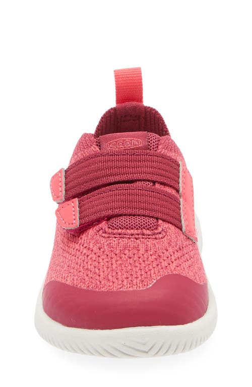 Keen Kids' Knx Knit Sneaker In Beaujolais/raspberry