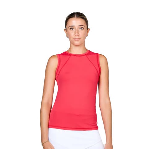 UV Colors Womens Sleeveless Tennis Shirt