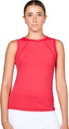 Sofibella UV Colors Womens Sleeveless Tennis Shirt