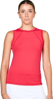 Sofibella UV Colors Womens Sleeveless Tennis Shirt