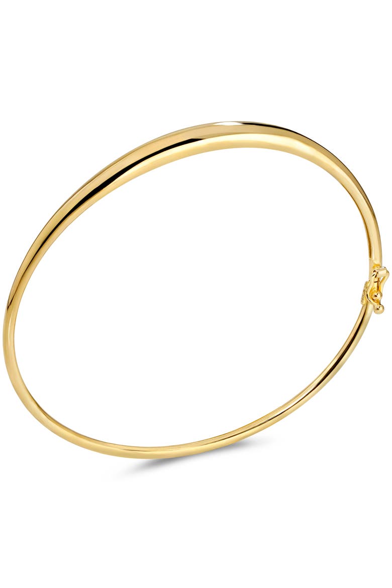 Dome Bangle Bracelet in 14K Gold, Alternate, color, Yellow Gold