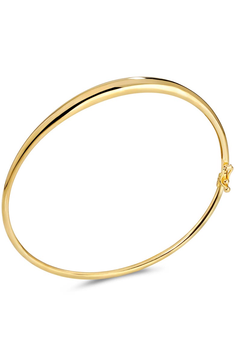 DEVATA Dome Bangle Bracelet in 14K Gold, Alternate, color, Yellow Gold