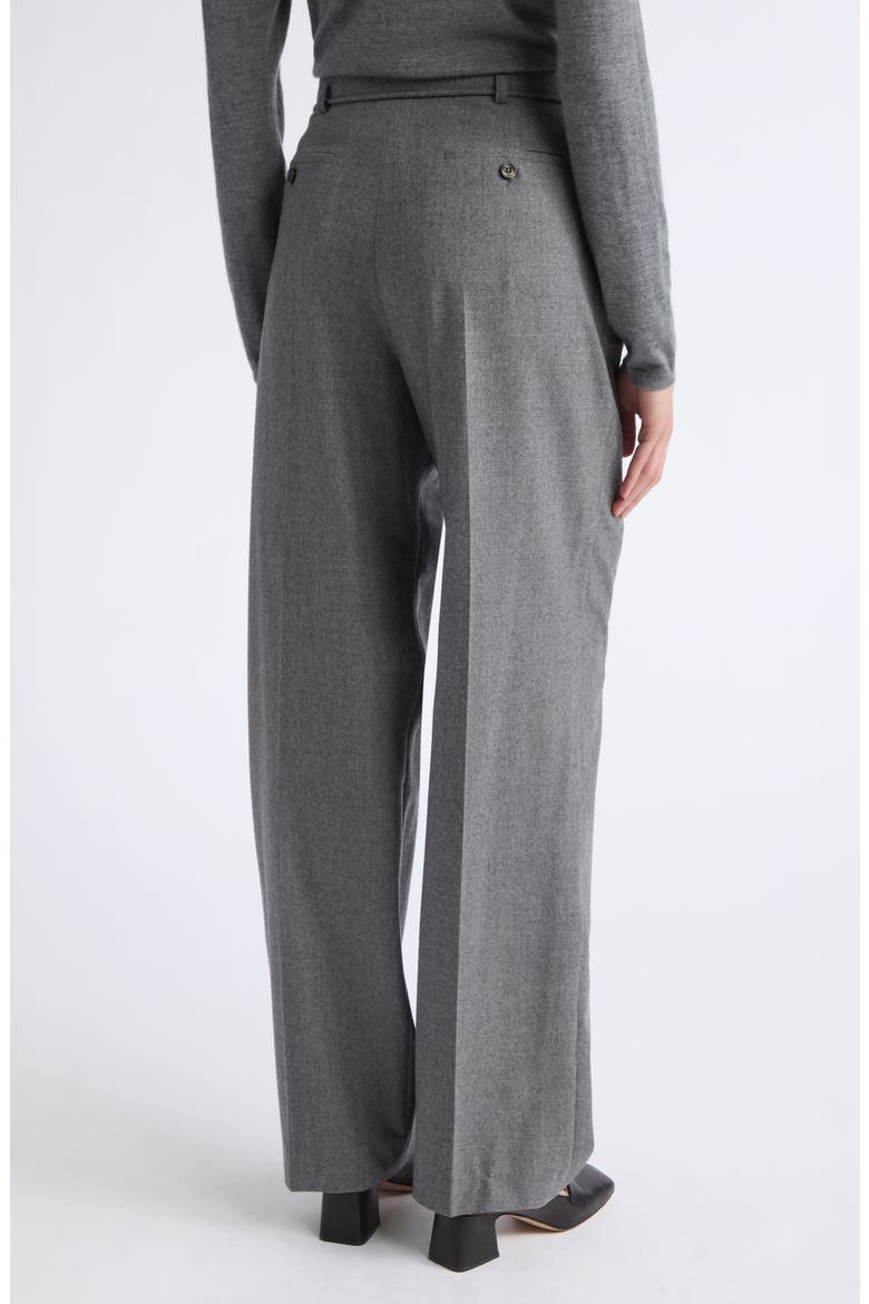 Pleated Straight Leg Pants, Alternate, color, MEDIUM GREY