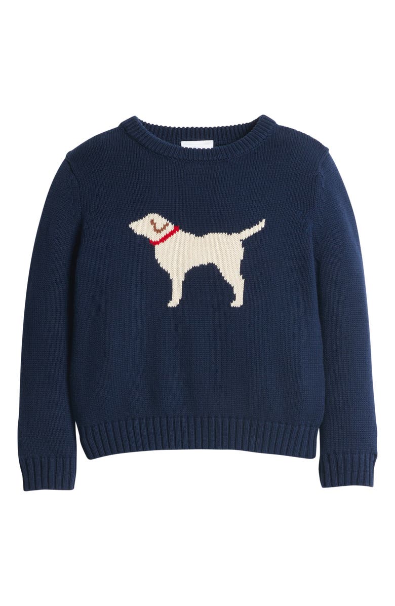 Little English Kids Intarsia Sweater, Main, color, Labs