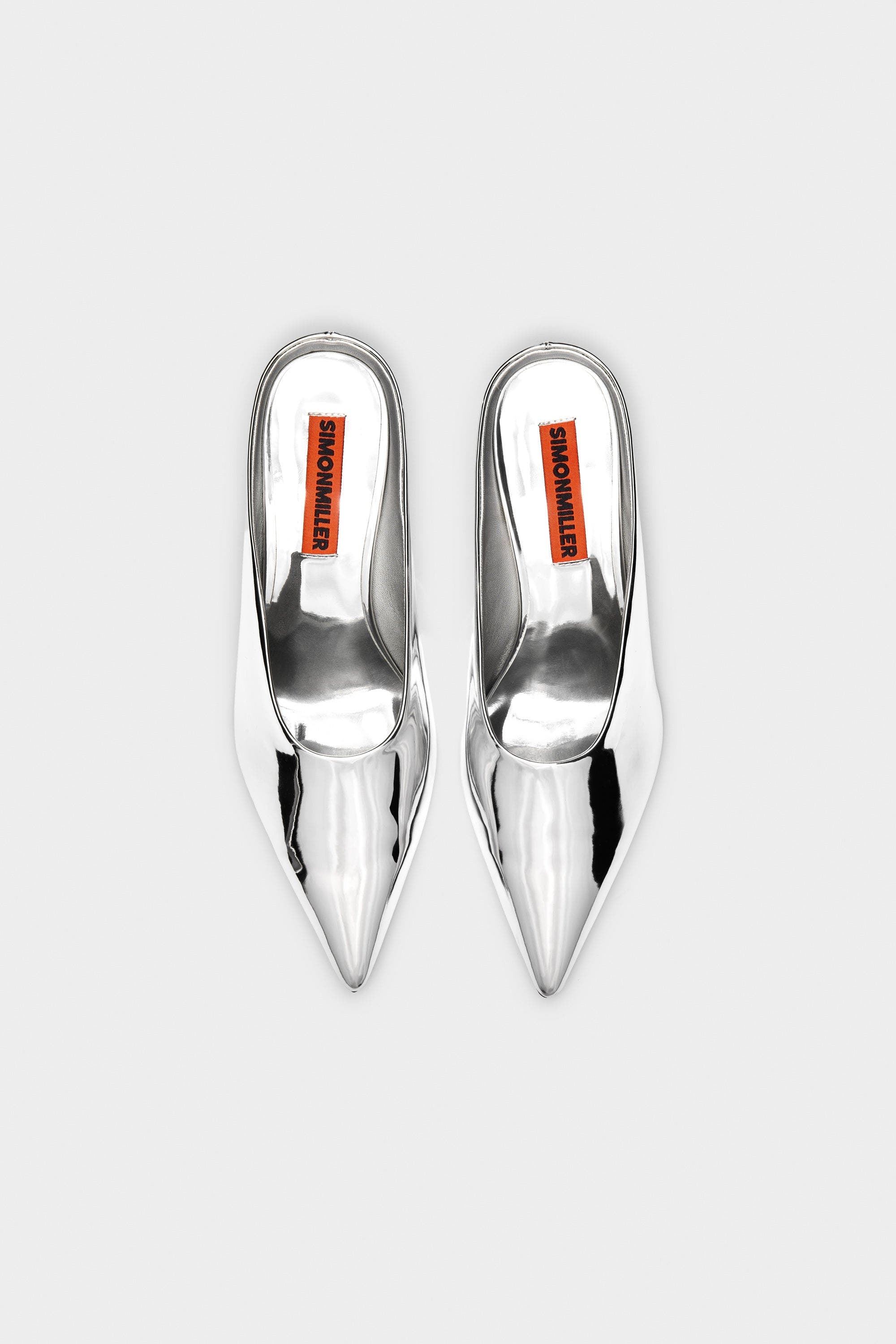SIMONMILLER Pointed Gala Wedge, Alternate, color, Silver