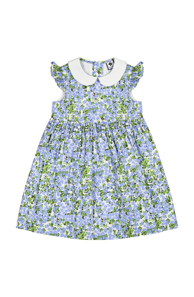 Busy Bees Riley Peter Pan Collar Dress Blue Hydrangea, Main, color, Blue Hydrangea
