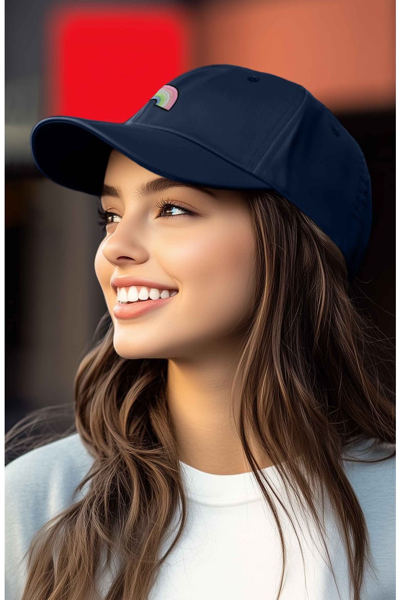 Rainbow Hat, Alternate, color, Navy Blue