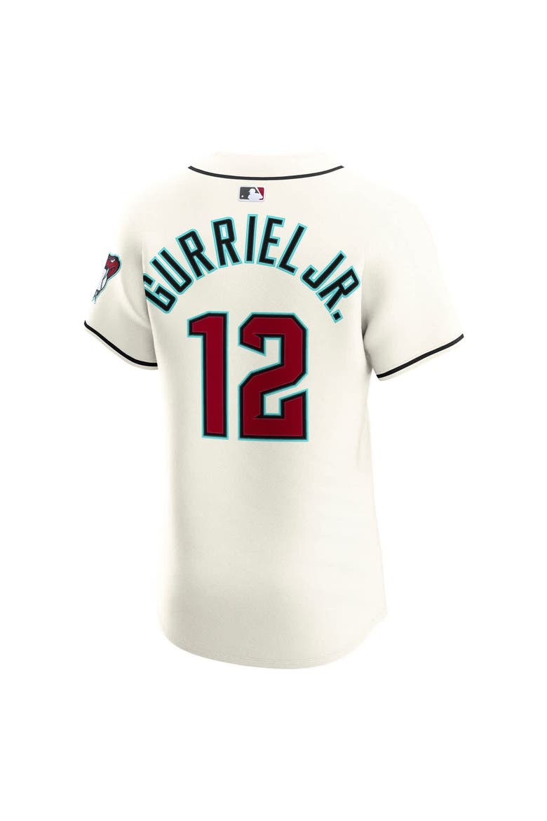 Men's Nike Lourdes Gurriel Jr. Cream Arizona Diamondbacks Home Elite Jersey, Alternate, color, Cream