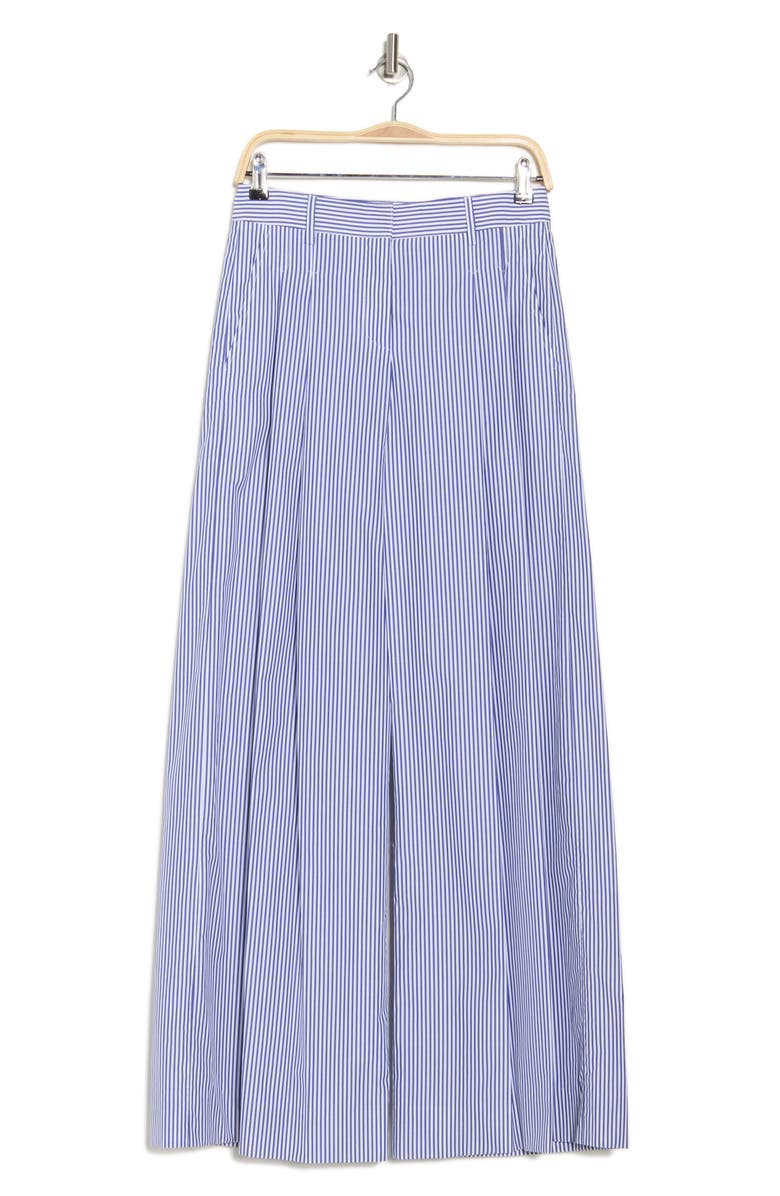 TWP Didi Stripe Wide Leg Pants, Alternate, color, White/ Indigo