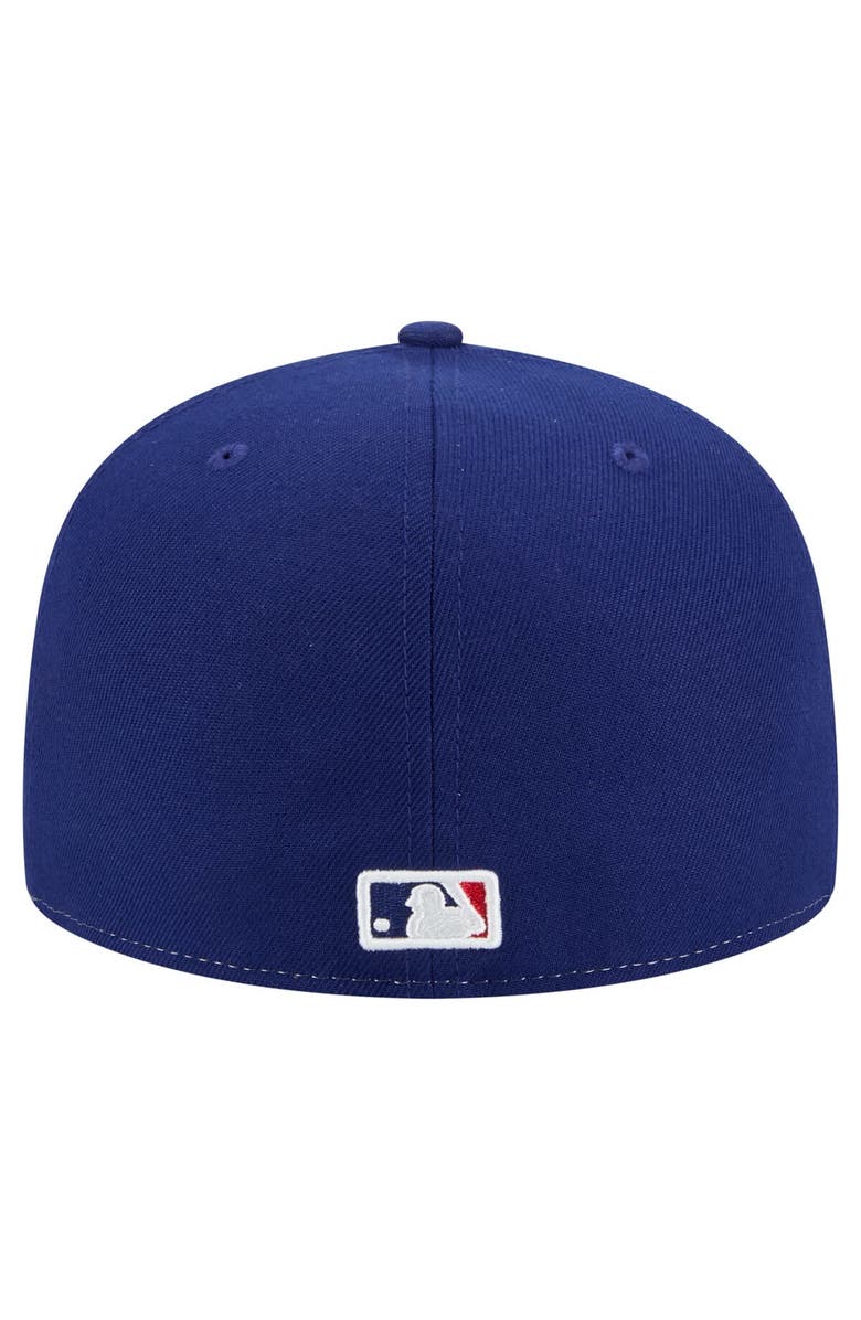 New Era Men's New Era White/Royal Los Angeles Dodgers Repeat 59FIFTY Fitted Hat, Alternate, color, White