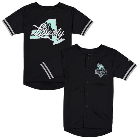 Men's New Era Black New York Liberty 2026 WNBA Draft Hometown Baseball Jersey
