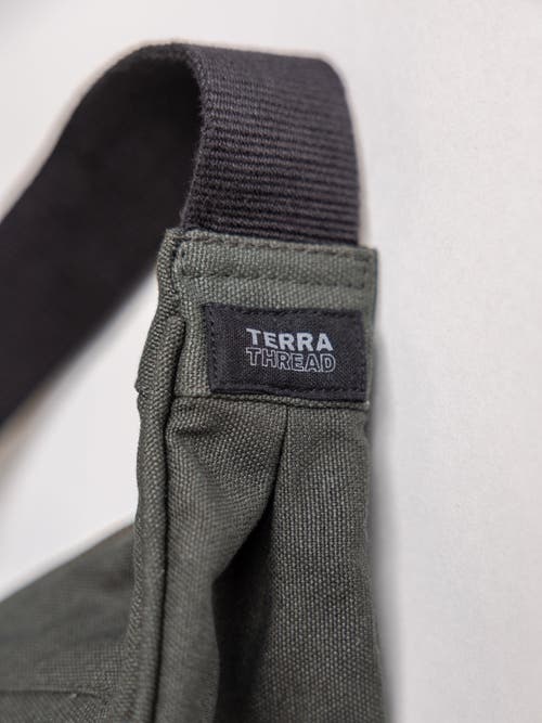 Terra Thread Organic Cotton Crossbody Bag In Gray