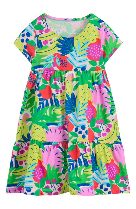 Kids' Ariel Fruit Print Cotton Twirly Dress (Toddler, Little Kid & Big Kid)
