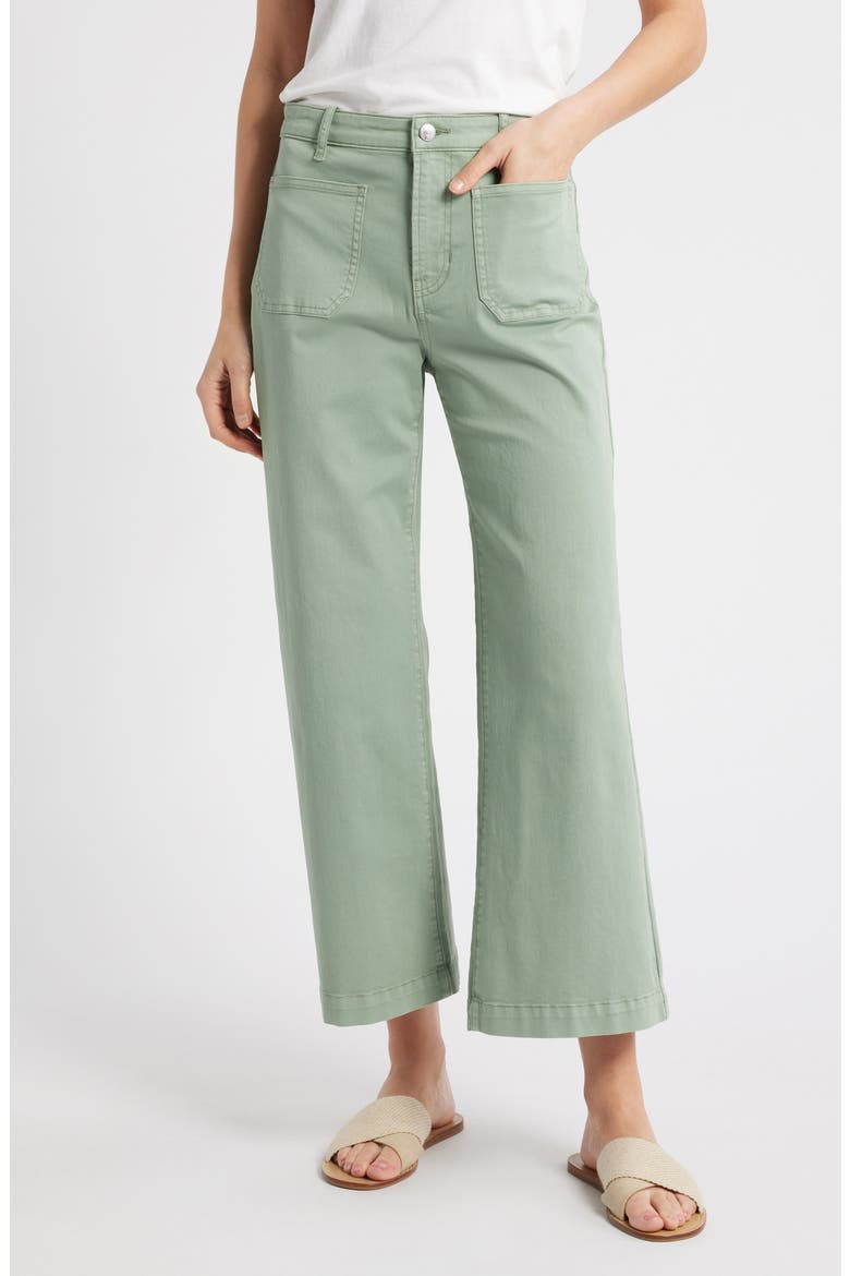 Sailor Wide Leg Pants, Main, color, ICEBERG GREEN