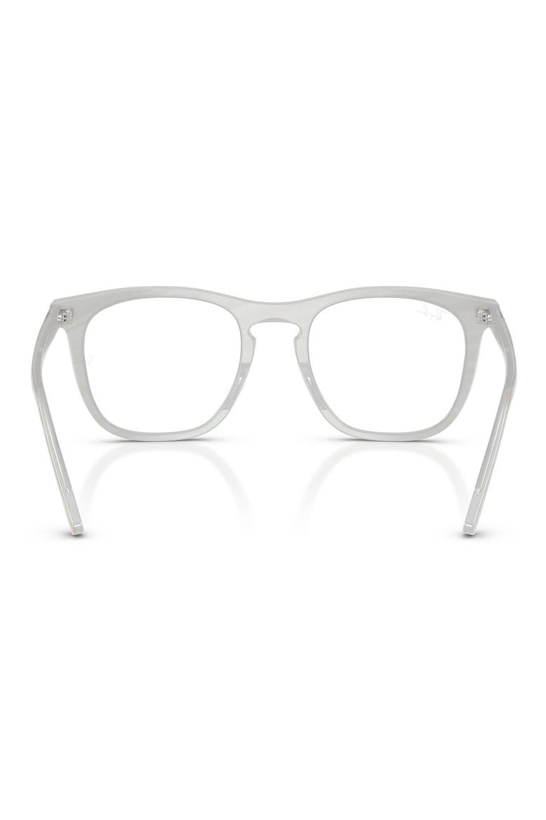 RB2210V 53mm Square Optical Glasses, Alternate, color, BLUE