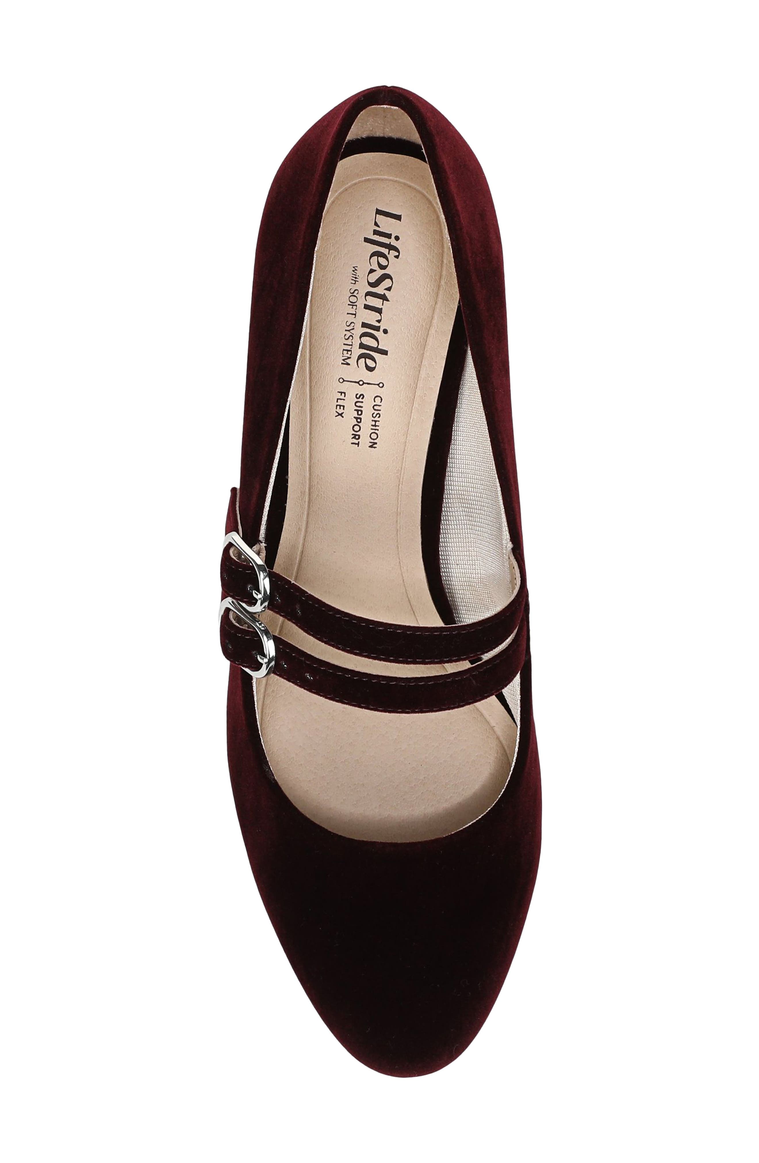 True Mary Jane Pump, Alternate, color, CHOC PLUM