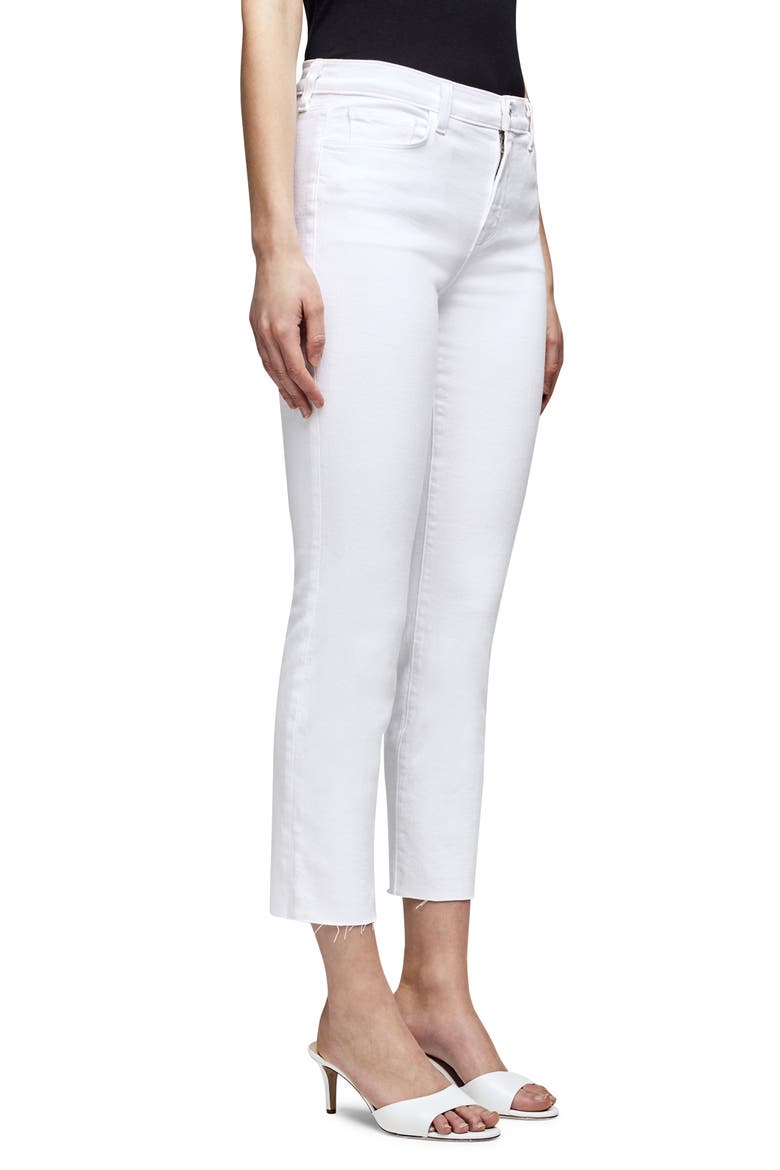 Sada Ankle Slim Jeans, Alternate, color, BLANC