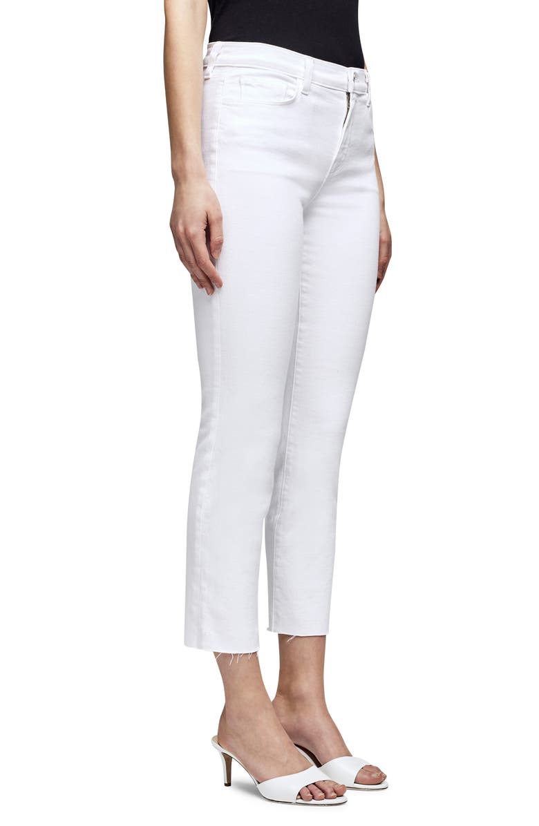 L'AGENCE Sada Ankle Slim Jeans, Alternate, color, Blanc