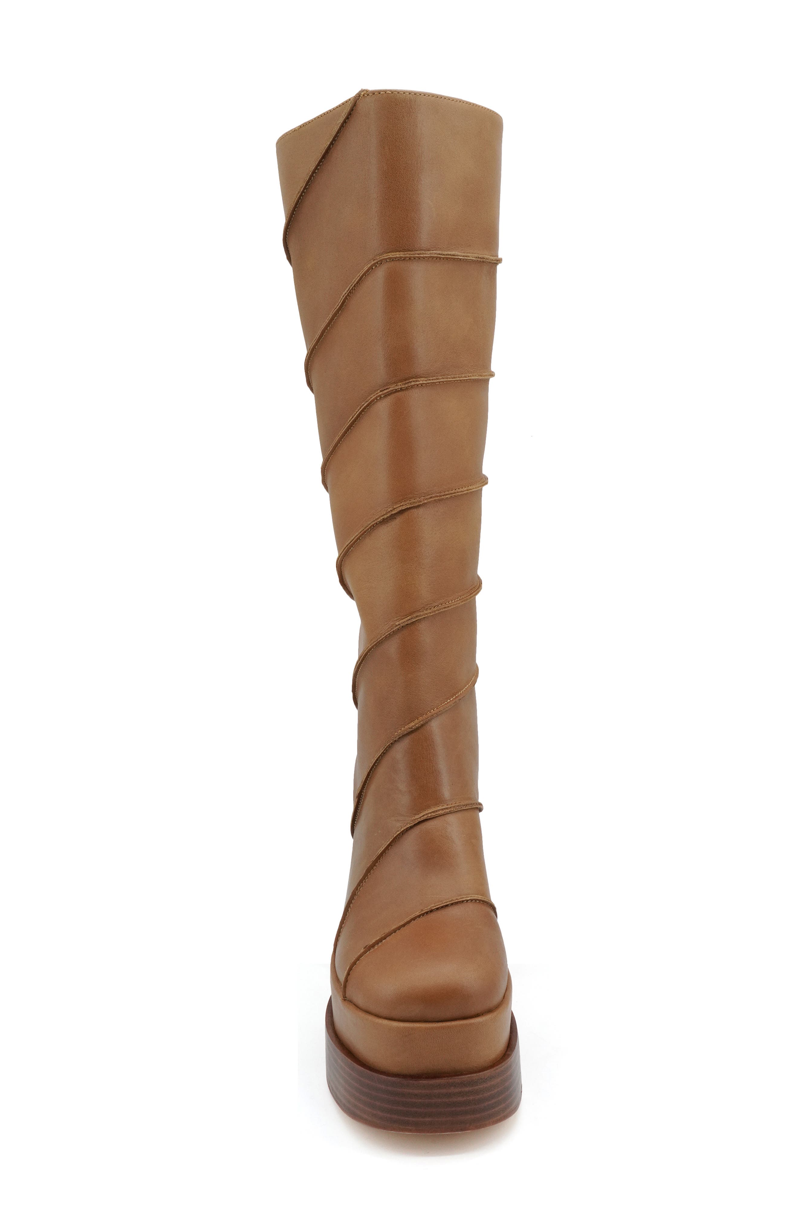 Albania Platform Waterproof Boot, Alternate, color, LIGHT TAN