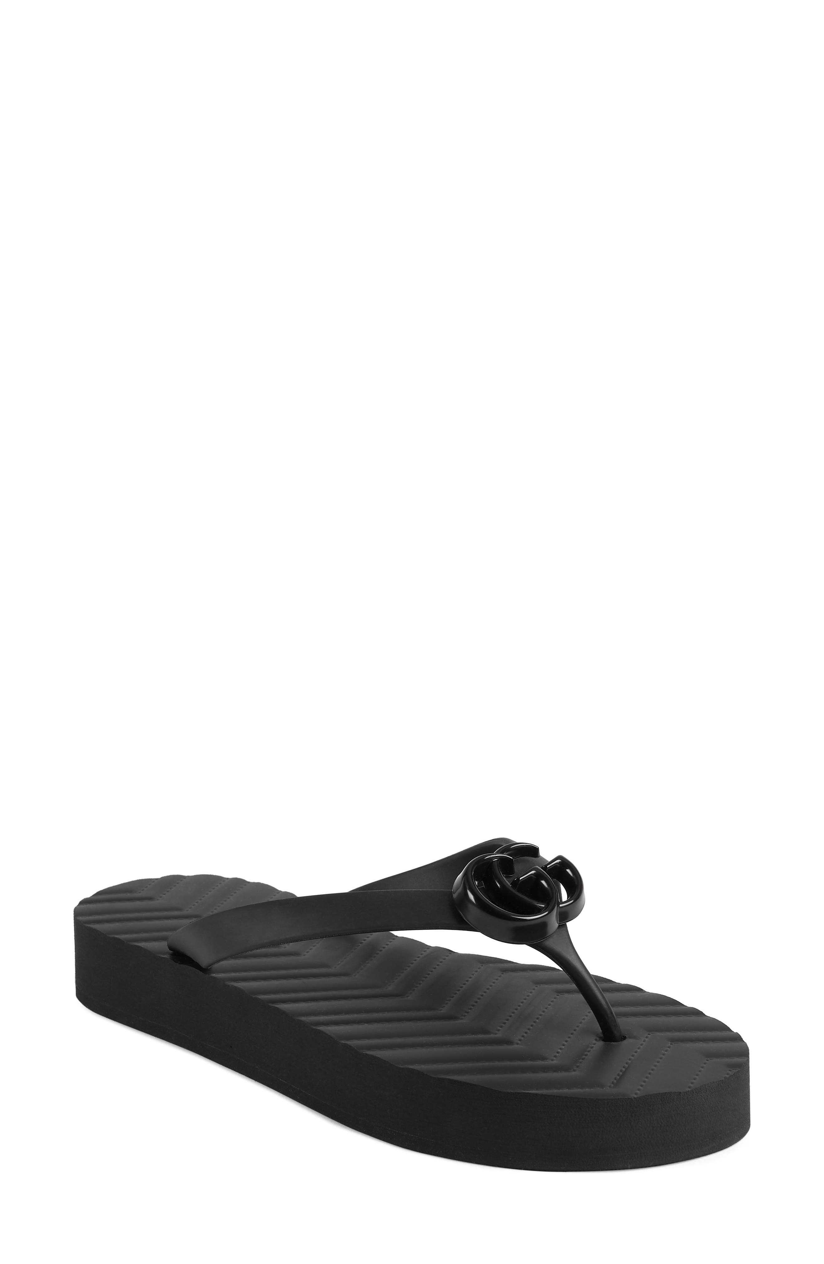 Gucci Pascar GG Platform Flip Flop, Main, color, 