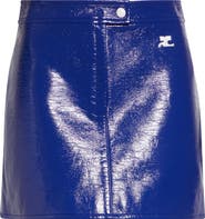 Courrèges Re-Edition Vinyl Miniskirt