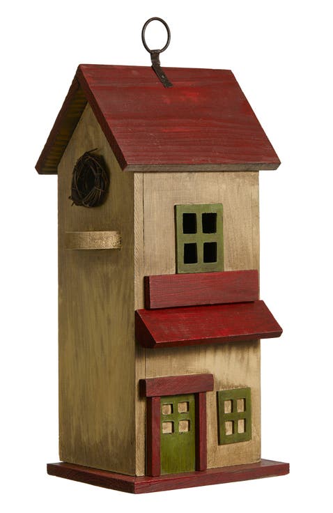 Solid Wood Cottage Decorative Outdoor Garden Birdhouses