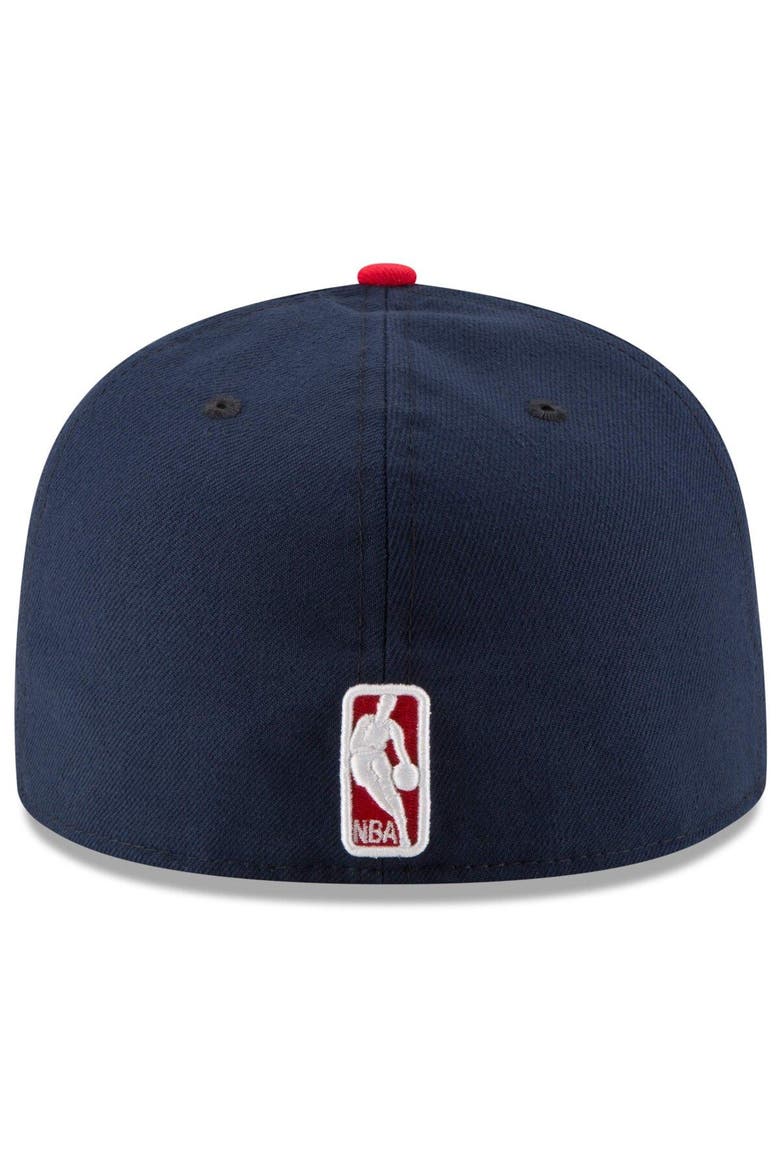 Men's New Era Navy/Red Washington Wizards Official Team Color 2Tone 59FIFTY Fitted Hat, Alternate, color, NAVY