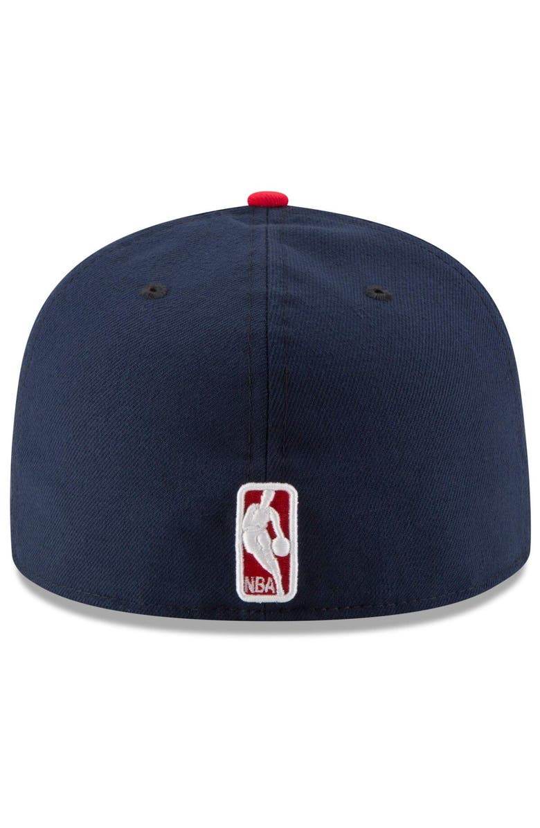 New Era Men's New Era Navy/Red Washington Wizards Official Team Color 2Tone 59FIFTY Fitted Hat, Alternate, color, Navy