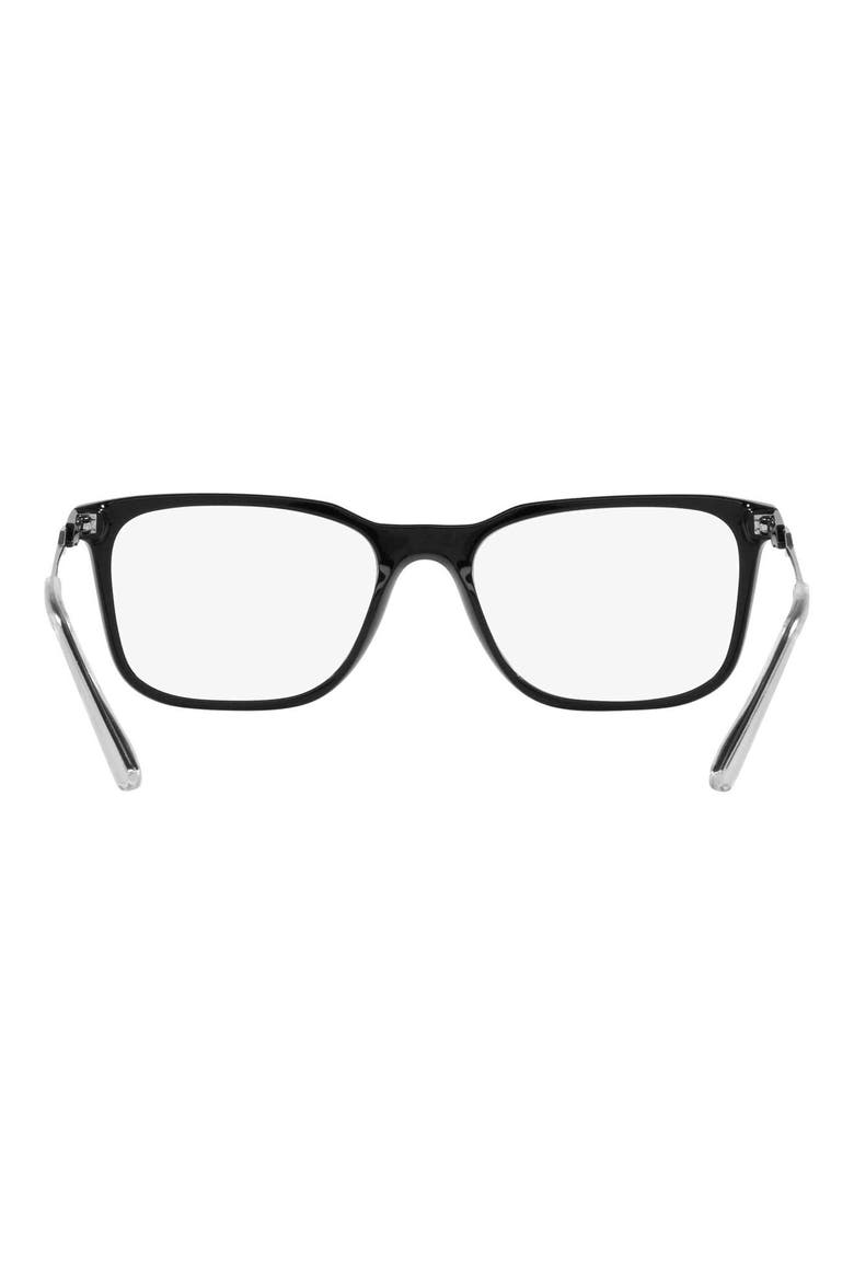 56mm Rectangular Optical Glasses, Alternate, color, BLACK