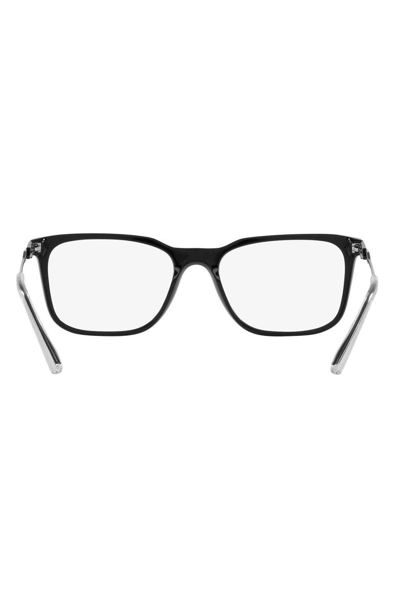 Prada 56mm Rectangular Optical Glasses, Alternate, color, 
