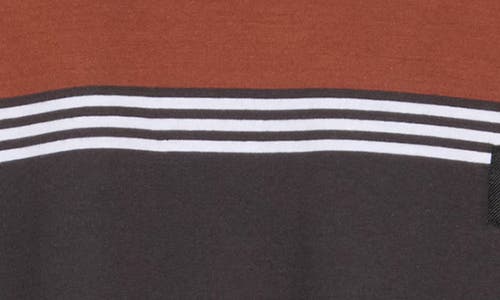 Cat Wwr Heavyweight Long Sleeve Twofer T-shirt In Brown