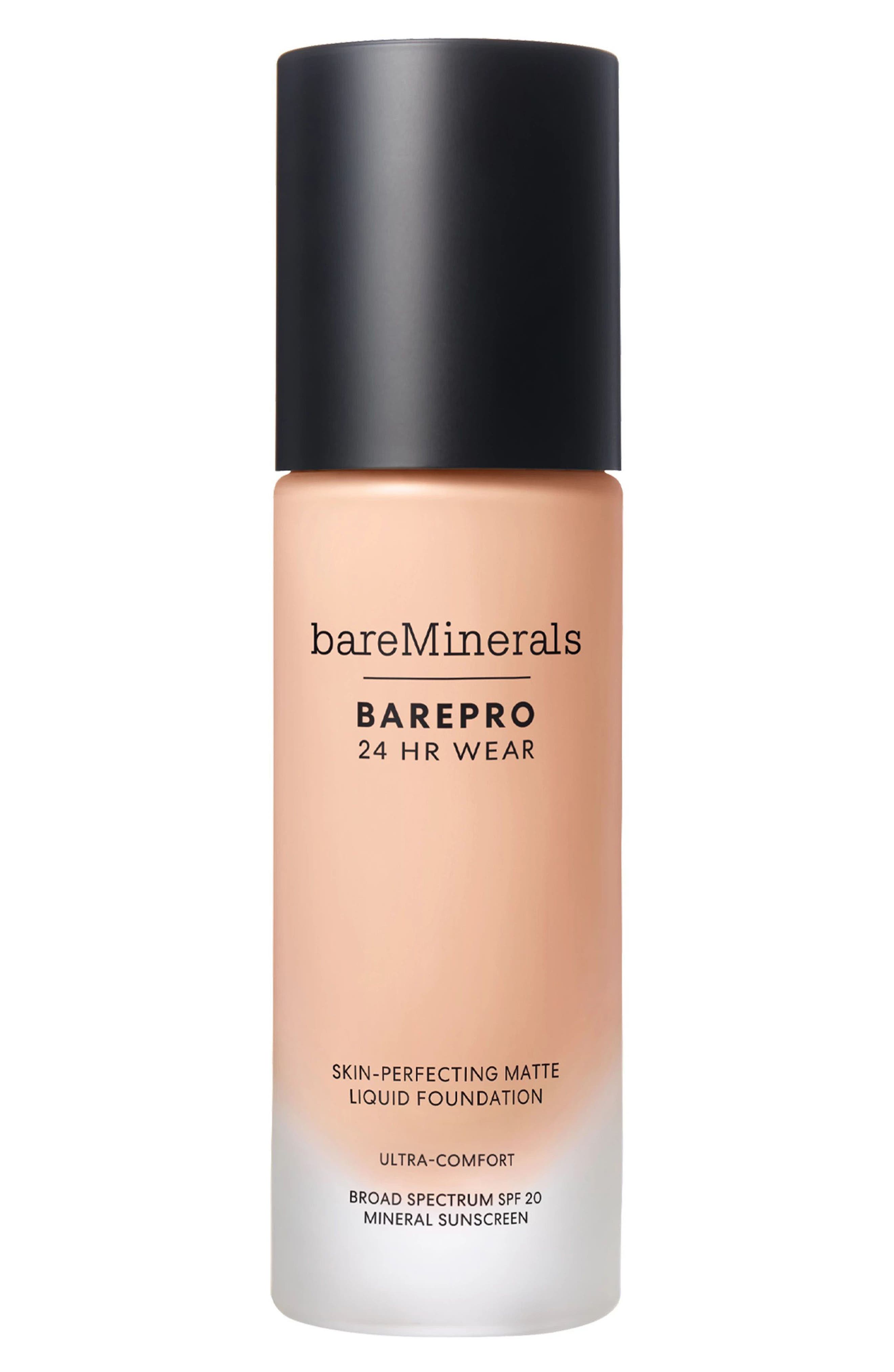 bareMinerals® BAREPRO 24HR Wear Skin-Perfecting Matte Liquid Foundation Mineral SPF 20 PA++ in Fair 15 Cool 