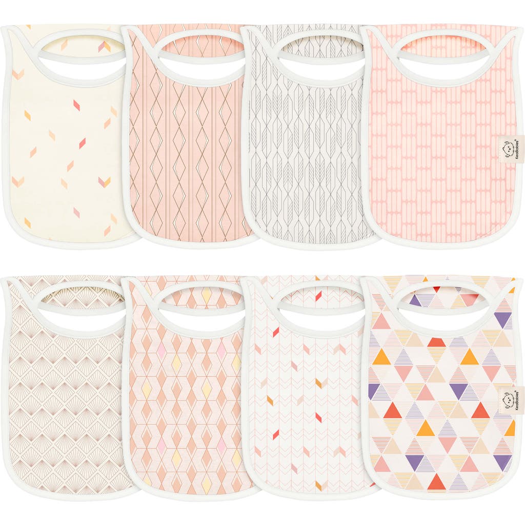 Keababies 8-pack Hallo Drool Bibs In Prism
