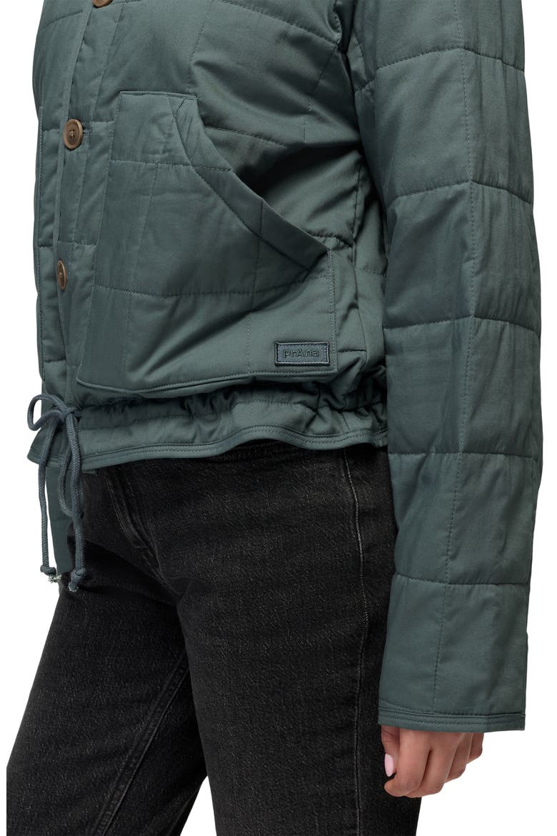 Starcliff Quilted Organic Cotton Jacket, Alternate, color, GREY BLUE