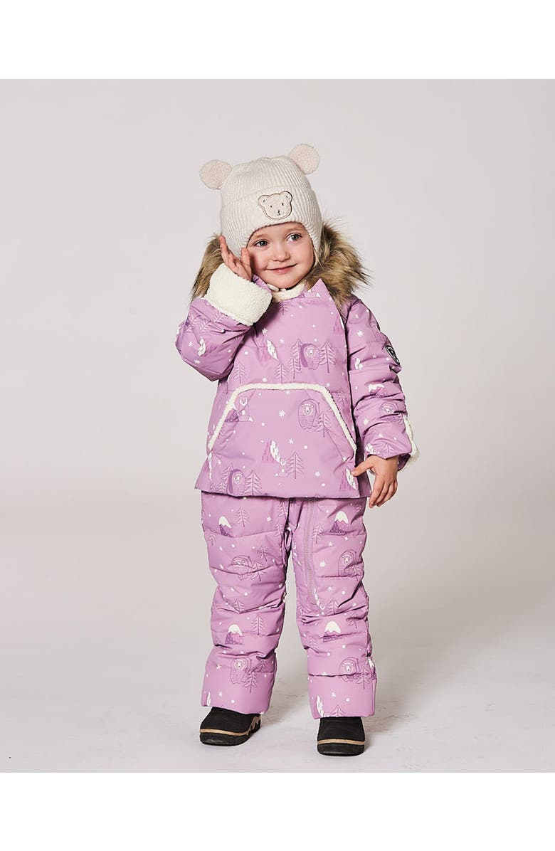 Deux par Deux Gender Inclusive Lined Winter Knit Hat with Ear Flaps, Main, color, Off-White