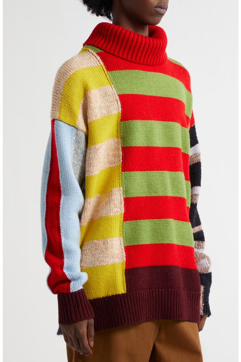 Paul One of a Kind Turtleneck Sweater, Alternate, color, MULTI