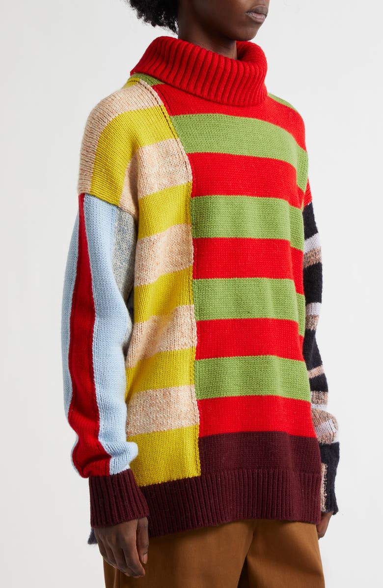 Waste Yarn Project Paul One of a Kind Turtleneck Sweater, Alternate, color,