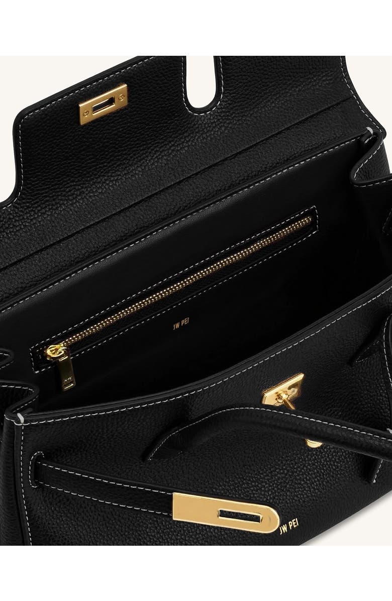 JW PEI Large Yara Faux Leather Shoulder Bag, Alternate, color, Black