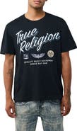 True Religion Stay True Embroidered Cotton Graphic T-Shirt