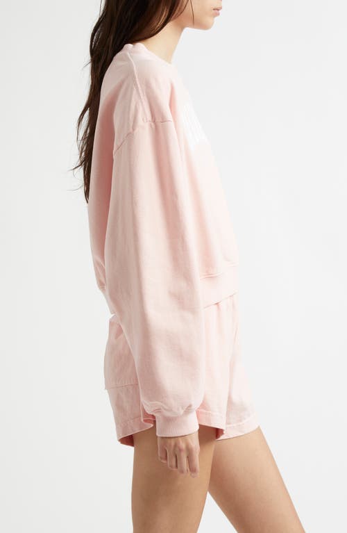 Sporty And Rich Sporty & Rich California Crewneck Crop Sweatshirt In Ballet