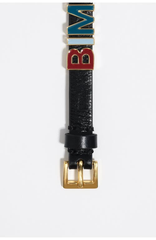 Bimba Y Lola Multicolored Logo Strap Bracelet In Multi
