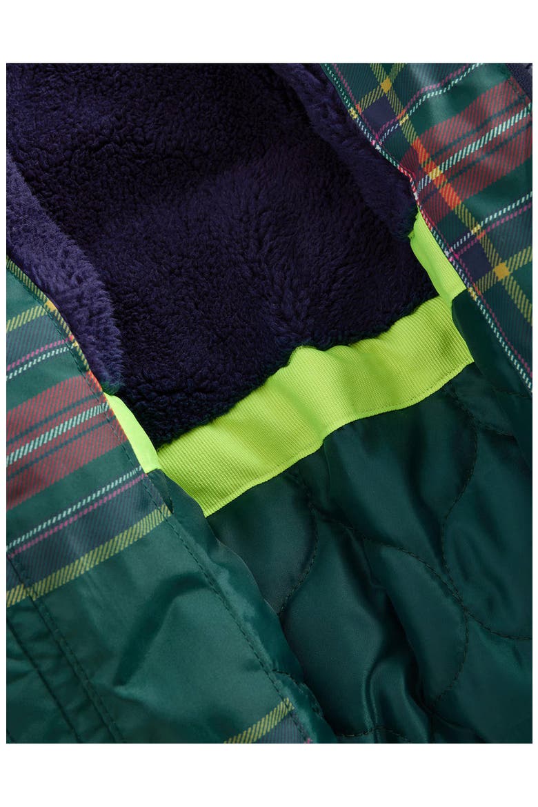 Kids' Fun Short Baffled Coat, Alternate, color, CHECK