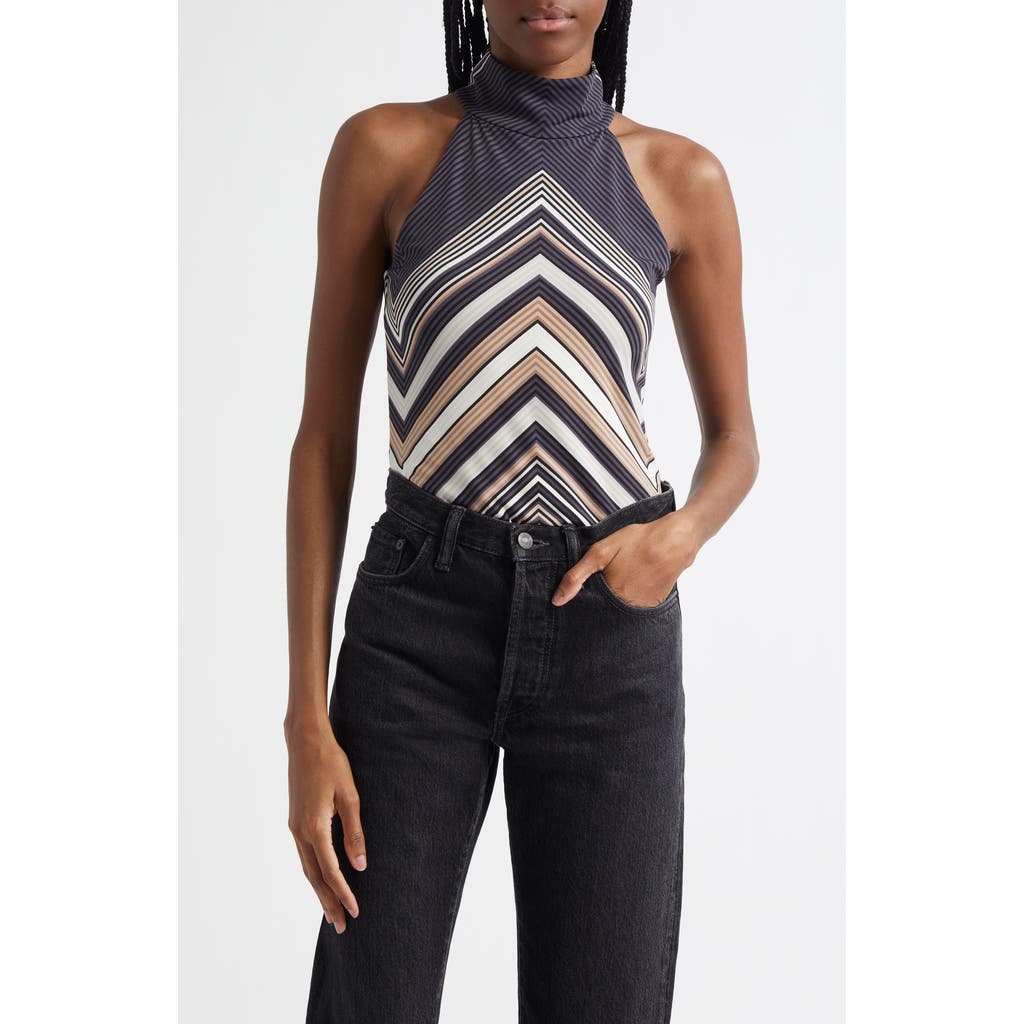 RAMY BROOK RAMY BROOK JENNA CHEVRON SLEEVELESS TOP